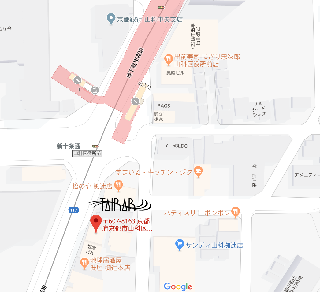 当店までの地図